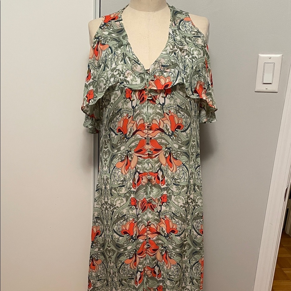Guess Floral Cold Shoulder Dress